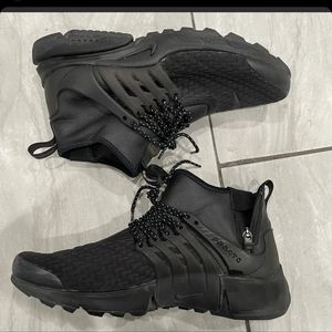 Nike Air Presto Mid Utility Black Size 10W/9M Worn / No Box - 859524-003